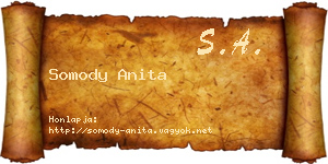 Somody Anita névjegykártya