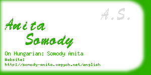 anita somody business card